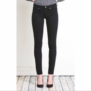 Henry & Belle Jeans 8” rise Super Skinny Ankle in Onyx